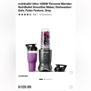 NutriBullet Ultra Blender in Dark Grey